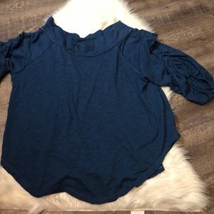 We the Free Free People Ruched Scoopneck Top